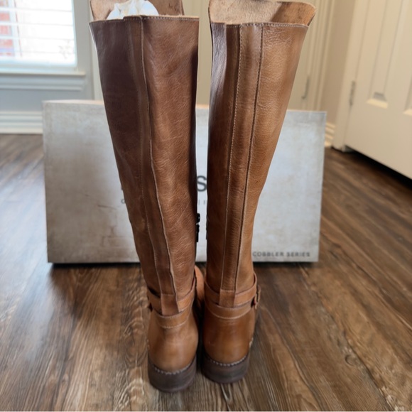 Bed Stu Bristol knee high riding boots in tan rustic leather size 7.5 - Picture 8 of 11